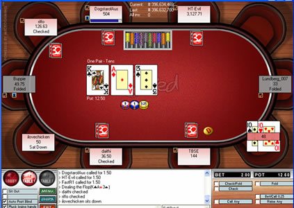32red poker app room