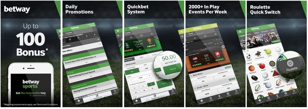 betway sports app features