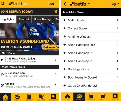 betfair windows phone app