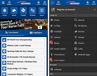 betfred android app view