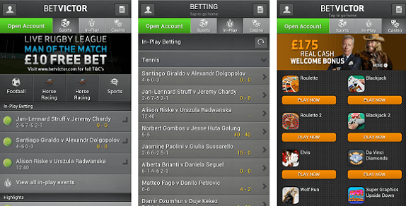 betvictor mobile app