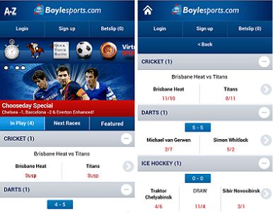 How to use the iOS Device of Boylesports to bet online?