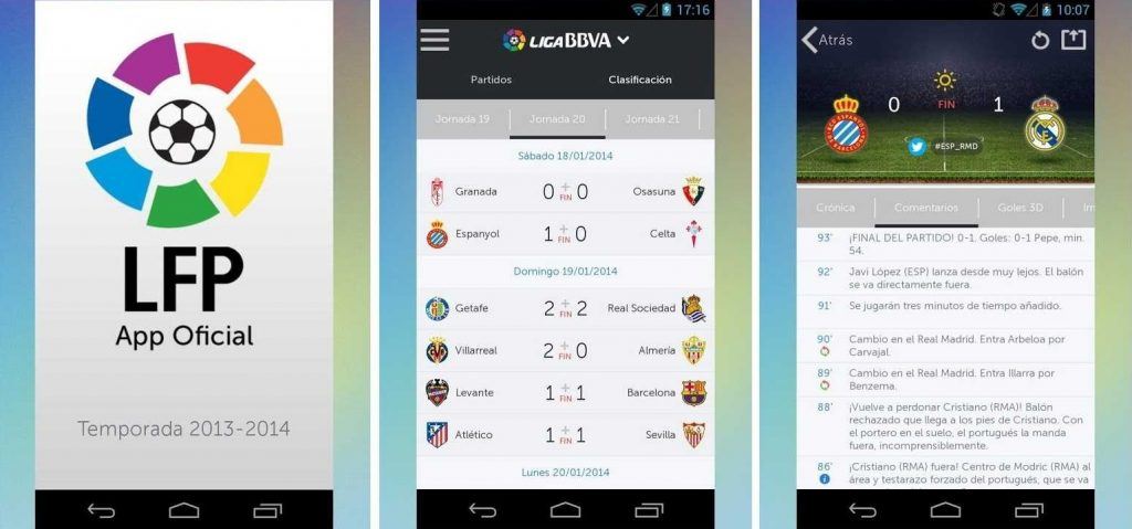 la liga app mobile