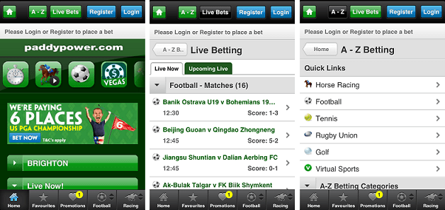 paddy power mobile app