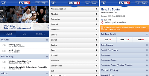 skybet android app